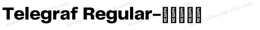 Telegraf Regular字体转换